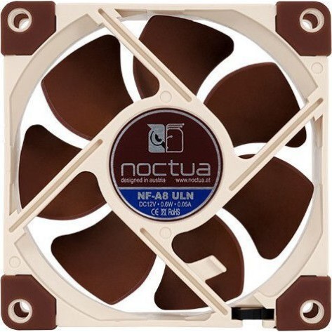 Noctua NF-A8 ULN Case Fan 80mm με Σύνδεση 3-Pin Καφέ