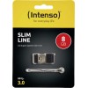 Intenso Slim Line 8GB USB 3.0 Stick Μαύρο