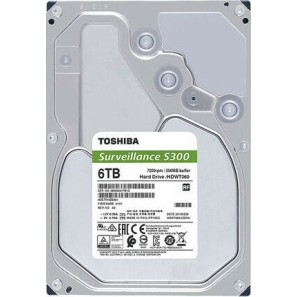 Toshiba S300 Surveillance 6TB HDD Σκληρός Δίσκος 3.5
