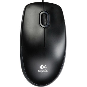Logitech B100 Ενσύρματο Ποντίκι Μαύρο