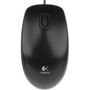 Logitech B100 Ενσύρματο Ποντίκι Μαύρο