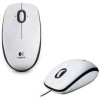 Logitech B100 Ενσύρματο Ποντίκι Λευκό
