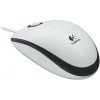 Logitech B100 Ενσύρματο Ποντίκι Λευκό