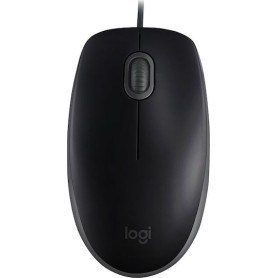 Logitech B110 Silent Ενσύρματο Ποντίκι Μαύρο