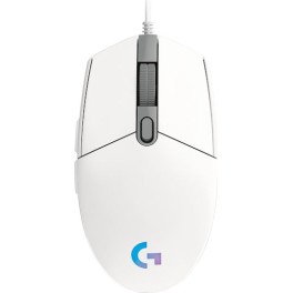 Logitech G203 Lightsync RGB Gaming Ποντίκι 8000 DPI Λευκό