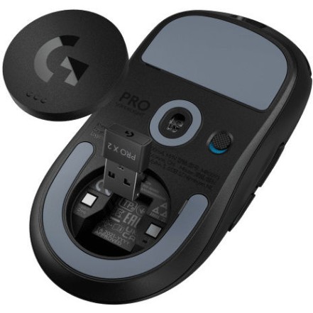 Logitech Pro X Superlight 2 Ασύρματο Gaming Ποντίκι 32000 DPI Μαύρο