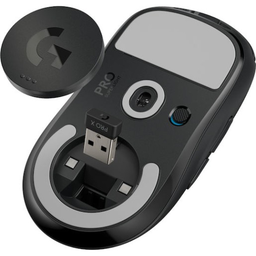 Logitech Pro X Superlight Ασύρματο Gaming Ποντίκι 25400 DPI Μαύρο