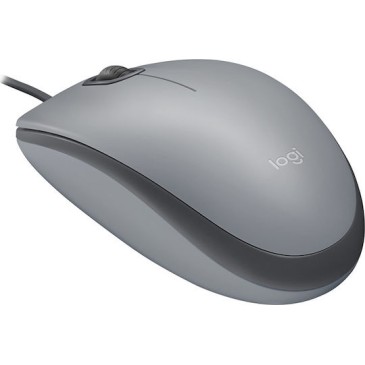 Logitech M110 Silent Ενσύρματο Ποντίκι Γκρι