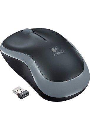 Logitech M185 Ασύρματο Mini Ποντίκι Γκρι