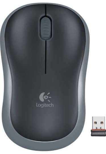 Logitech M185 Ασύρματο Mini Ποντίκι Γκρι