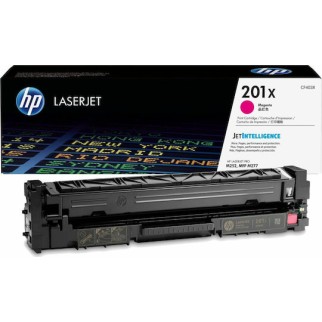 HP 201X Γνήσιο Toner Laser Εκτυπωτή Ματζέντα High Yield 2300 Σελίδων (CF403X)