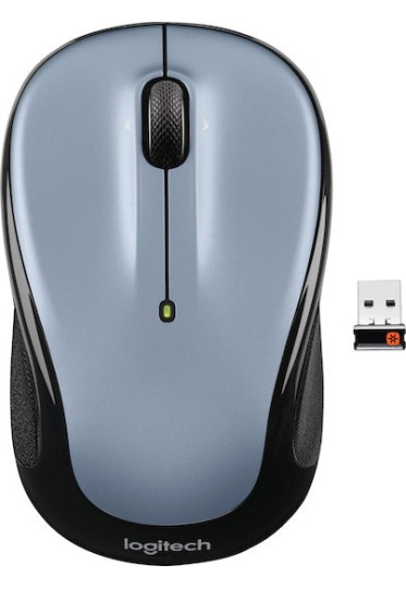 Logitech M325 Ασύρματο Mini Ποντίκι Light Silver