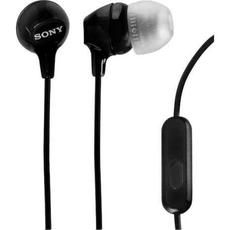 Sony MDR-EX15AP In-ear Handsfree με Βύσμα 3.5mm Μαύρο