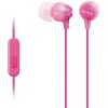 Sony MDR-EX15AP In-ear Handsfree με Βύσμα 3.5mm Ροζ