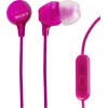 Sony MDR-EX15AP In-ear Handsfree με Βύσμα 3.5mm Ροζ