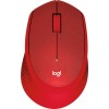 Logitech M330 Silent Plus Ασύρματο Mini Ποντίκι Κόκκινο