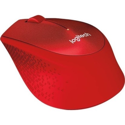 Logitech M330 Silent Plus Ασύρματο Mini Ποντίκι Κόκκινο