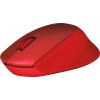 Logitech M330 Silent Plus Ασύρματο Mini Ποντίκι Κόκκινο