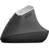 Logitech MX Vertical Ασύρματο & Ενσύρματο Εργονομικό Bluetooth Ποντίκι Μαύρο