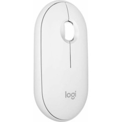 Logitech Pebble M350s Ασύρματο Bluetooth Ποντίκι White