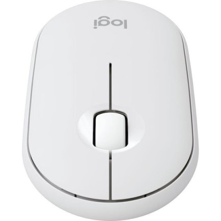 Logitech Pebble M350s Ασύρματο Bluetooth Ποντίκι White