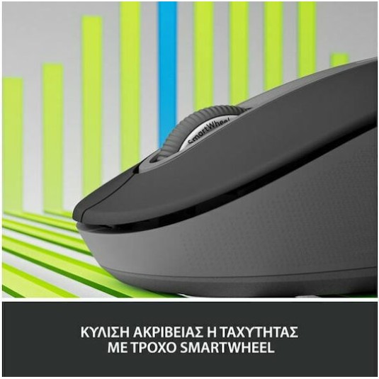 Logitech Signature M650 M Ασύρματο Bluetooth Ποντίκι Graphite