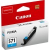 Canon CLI-571 Γνήσιο Μελάνι Εκτυπωτή InkJet Κυανό (0386C001)
