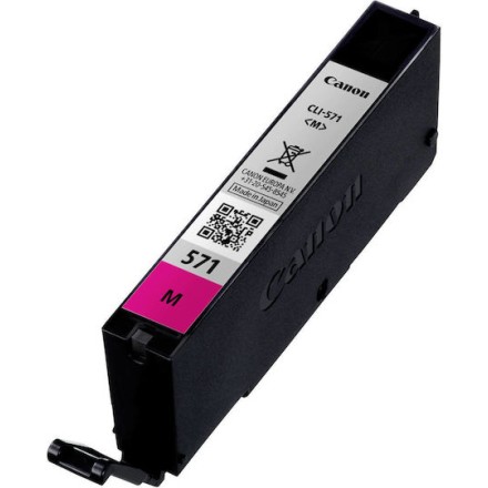 Canon CLI-571 Γνήσιο Μελάνι Εκτυπωτή InkJet Ματζέντα (0387C001)