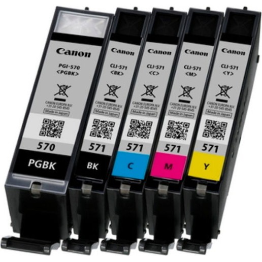 Canon CLI-571 Γνήσιο Μελάνι Εκτυπωτή InkJet Κίτρινο (0388C001)