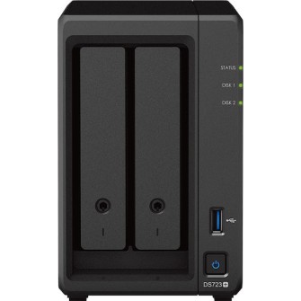 Synology DiskStation DS723+ NAS Tower με 2 θέσεις για HDD/M.2/SSD και 2 θύρες Ethernet