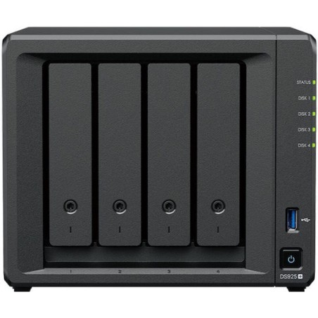Synology DiskStation DS925+ NAS Tower με 4 θέσεις για HDD/M.2/SSD και 2 θύρες Ethernet