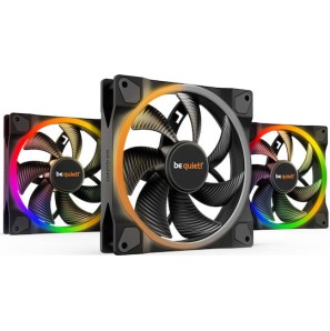 Be Quiet Light Wings Case Fan 140mm με ARGB Φωτισμό και Σύνδεση 4-Pin PWM 3τμχ