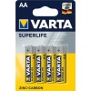 Varta Superlife Μπαταρίες Zinc AA 1.5V 4τμχ