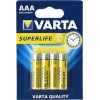 Varta Superlife Μπαταρίες Zinc AAA 1.5V 4τμχ