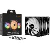 Be Quiet Light Wings LX HS Case Fan 120mm με ARGB Φωτισμό και Σύνδεση 3-Pin / 4-Pin PWM 3τμχ