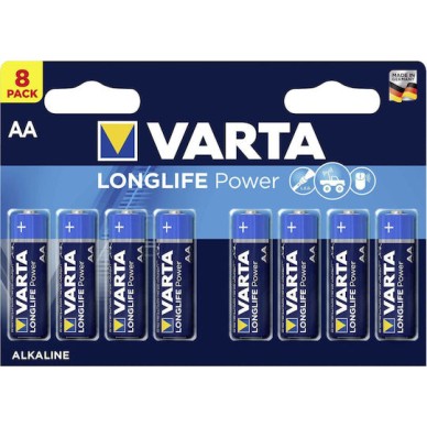 Varta LongLife Power Αλκαλικές Μπαταρίες AA 1.5V 8τμχ