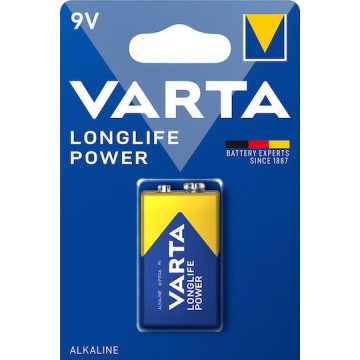Varta LongLife Power Αλκαλική Μπαταρία 9V 1τμχ