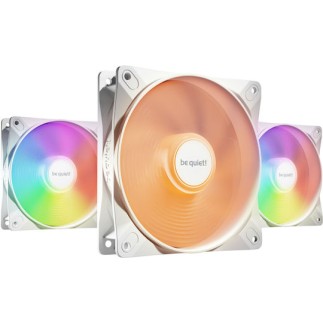 Be Quiet Light Wings LX HS Case Fan 120mm με ARGB Φωτισμό και Σύνδεση 3-Pin / 4-Pin PWM 3τμχ Λευκό