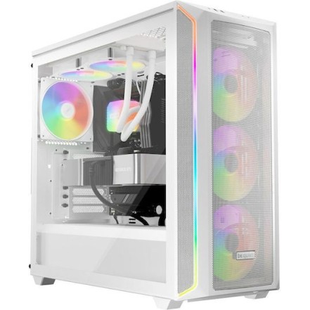 Be Quiet Light Wings LX HS Case Fan 120mm με ARGB Φωτισμό και Σύνδεση 3-Pin / 4-Pin PWM 3τμχ Λευκό