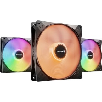 Be Quiet Light Wings LX Case Fan 140mm με ARGB Φωτισμό και Σύνδεση 3-Pin / 4-Pin PWM 3τμχ
