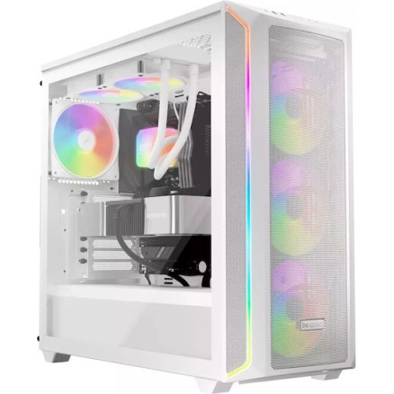 Be Quiet Light Wings LX Case Fan 140mm με ARGB Φωτισμό και Σύνδεση 3-Pin / 4-Pin PWM 3τμχ Λευκό