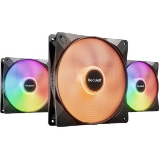 Be Quiet Light Wings LX HS Case Fan 140mm με ARGB Φωτισμό και Σύνδεση 3-Pin / 4-Pin PWM 3τμχ