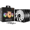 Be Quiet Light Wings LX HS Case Fan 140mm με ARGB Φωτισμό και Σύνδεση 3-Pin / 4-Pin PWM 3τμχ