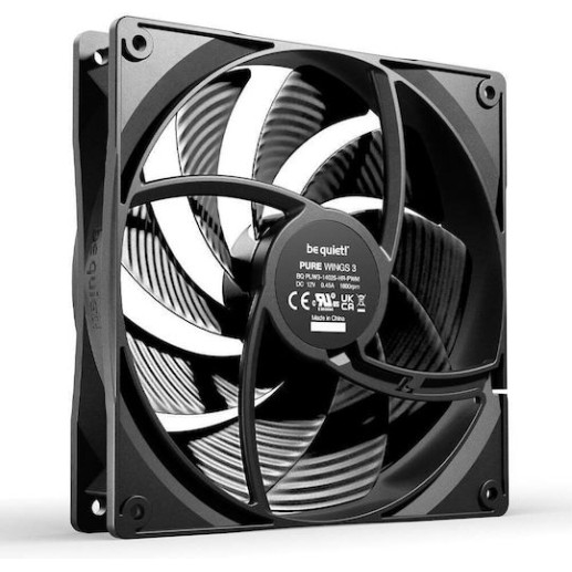 Be Quiet Pure Wings 3 Case Fan 140mm με Σύνδεση 4-Pin PWM