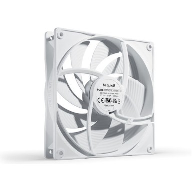 Be Quiet Pure Wings 3 Case Fan 140mm με Σύνδεση 4-Pin PWM Λευκό