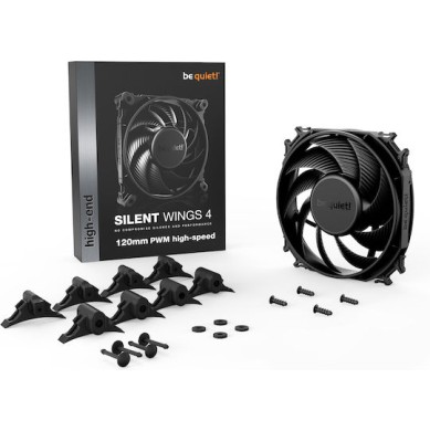 Be Quiet Silent Wings 4 Case Fan 120mm με Σύνδεση 4-Pin PWM Λευκό