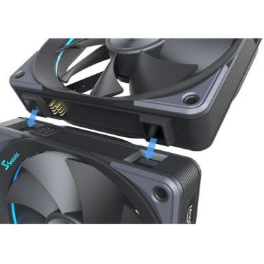 Seasonic MagFlow 1225 Case Fan 120mm με Σύνδεση 4-Pin PWM 3τμχ