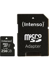 Intenso Class Performance microSDXC 256GB Class 10 U1 UHS-I με αντάπτορα