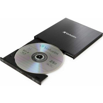 Verbatim Εξωτερικός Οδηγός Εγγραφής/Ανάγνωσης Blu-Ray/DVD/CD για Desktop / Laptop Μαύρο