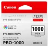 Canon PFI-1000 Γνήσιο Μελάνι Εκτυπωτή InkJet Photo Γκρι (0553C001)